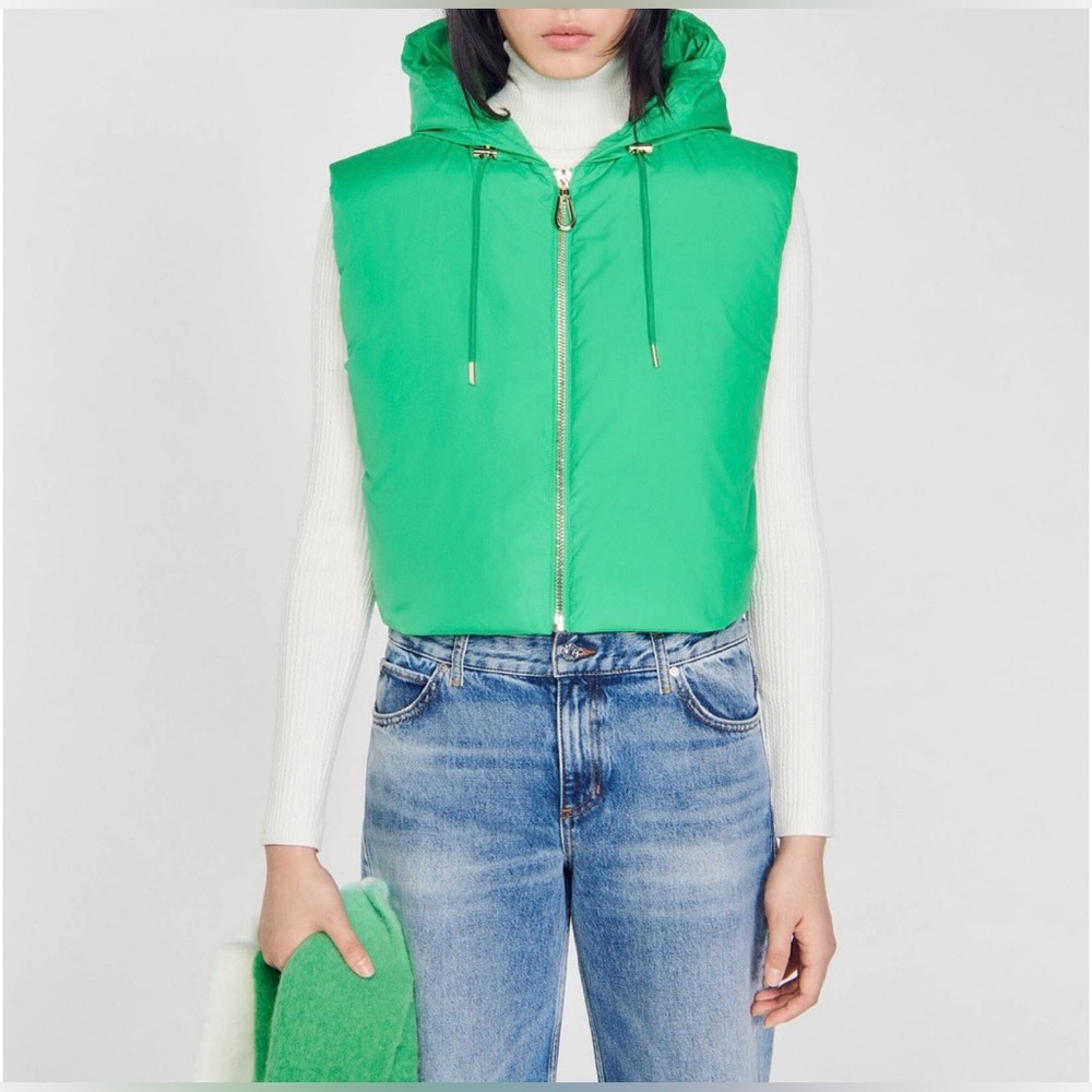 Sandro SLEEVELESS PUFFER Vest/ Size 34